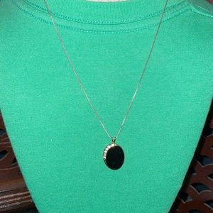 Vintage Black Onyx Necklace.